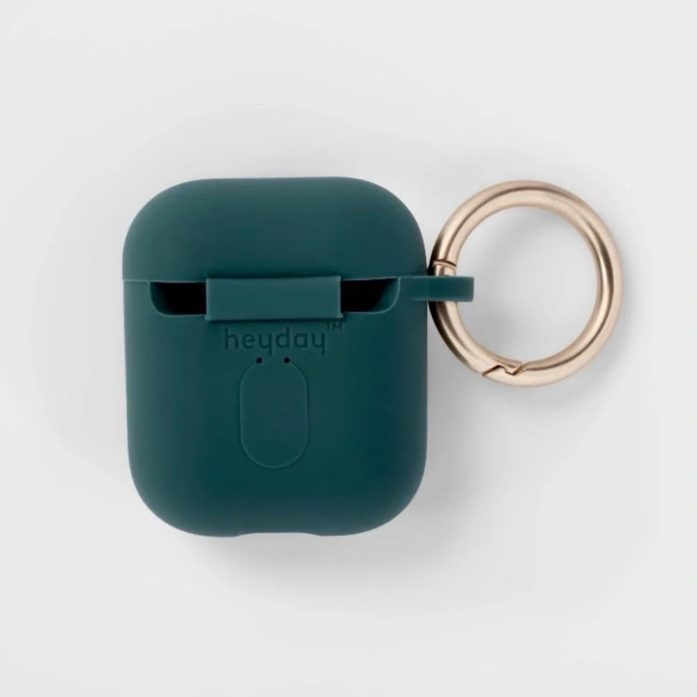 Wireless Earbuds Case with Keyring - Teal